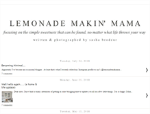 Tablet Screenshot of lemonademakinmama.com